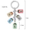 Attack on Titan Anime Acrylic Double Sided Transparent Keychain Set of 5 Pendant Hanging Accessories for Fans Collection Durable Gift
