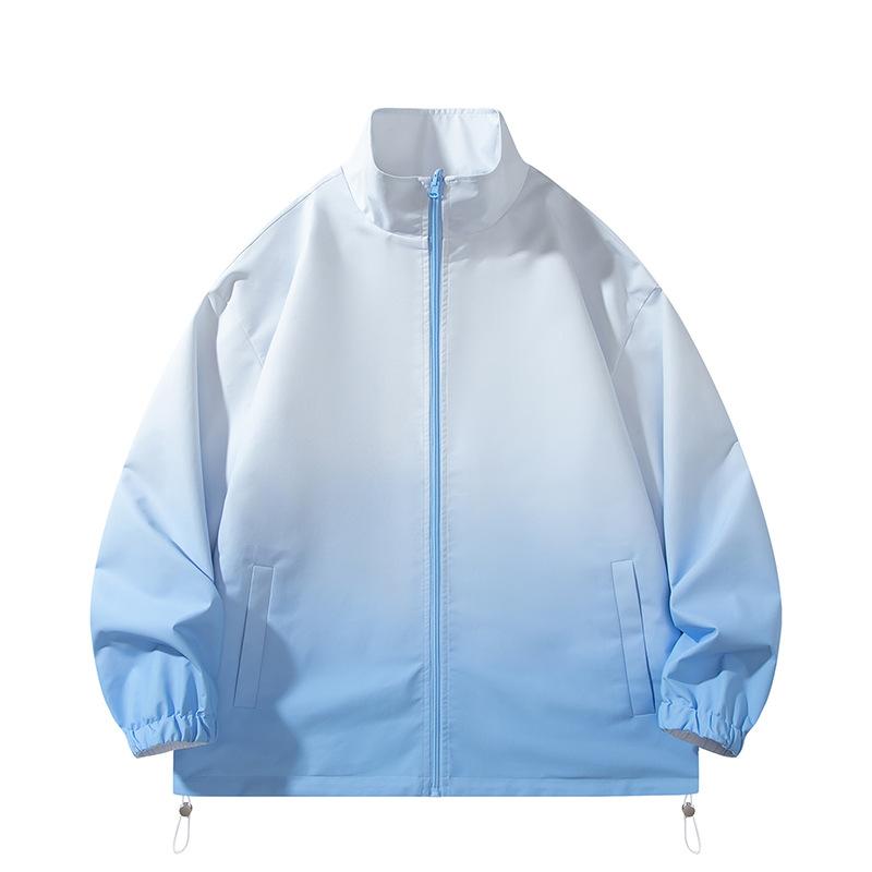 Double-sided Jacket for Men and Women Lovers, Gradient Spring Clothes, New Casual Men's Tooling Outdoor.
