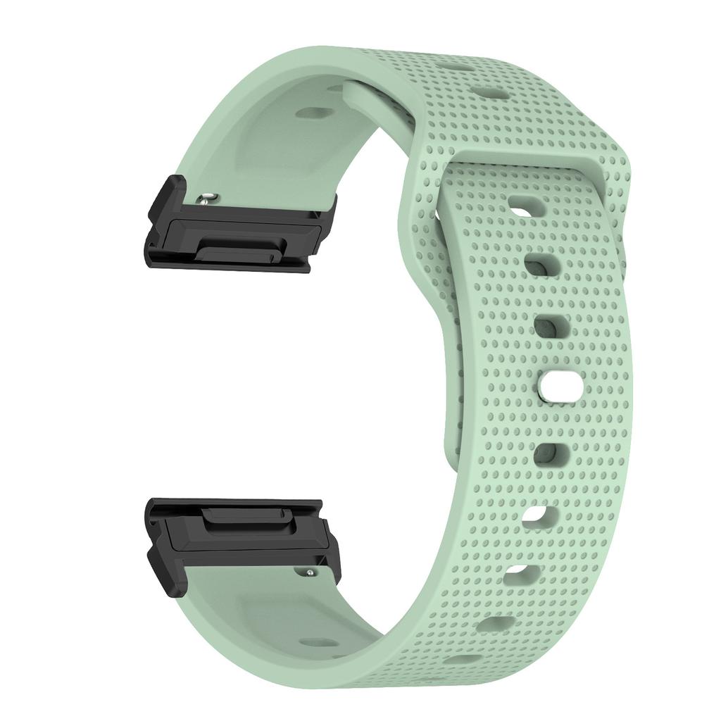 26 22mm Quick Fit Silicone Watch Strap For Garmin  Fenix 8/5/5X/5XPlus/6/6X Pro/7/7x/Forerunner945 925 Sports Band Metal Adapter