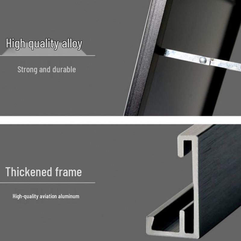 Full-Length Wall-Mounted Dressing Mirror: 3D Try-On for Girls' Bedroom & Makeup