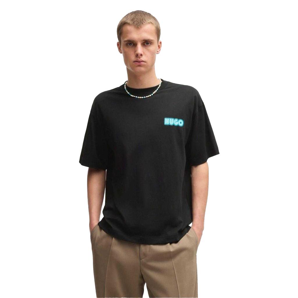 Hugo Mens Duwood Back Print Cotton Regular T-Shirt