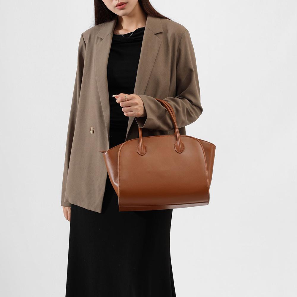 Fashion Row Women'S Bag Versatile Tote Bag Plain Weave Design Handbag Simple Messenger Bag Simple Bag