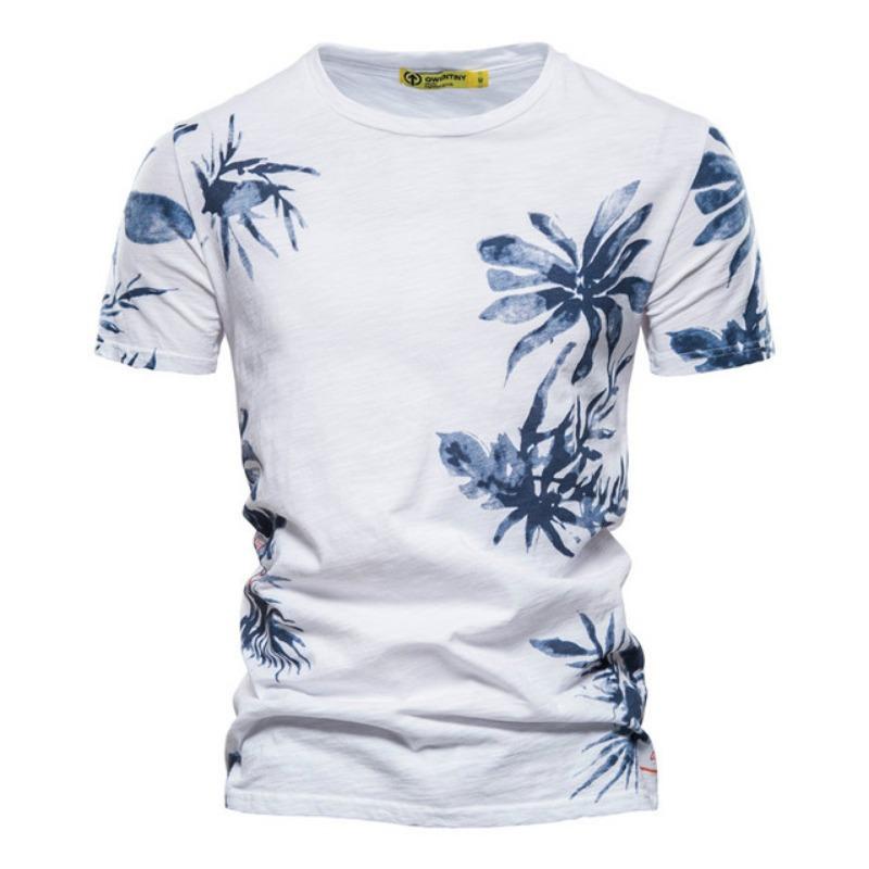 Hawaiian Plant Tropical Jungle 3D Print Casual T-shirt For Men And Women Daily Slim Loose Crew Neck Short Sleeve Summer Top New