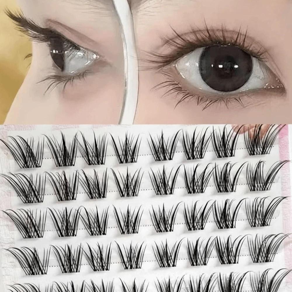 Handmade False Eyelashes New Chinese Style Fake Eyelash Eye Makeup Tools  Eye Lash Extension