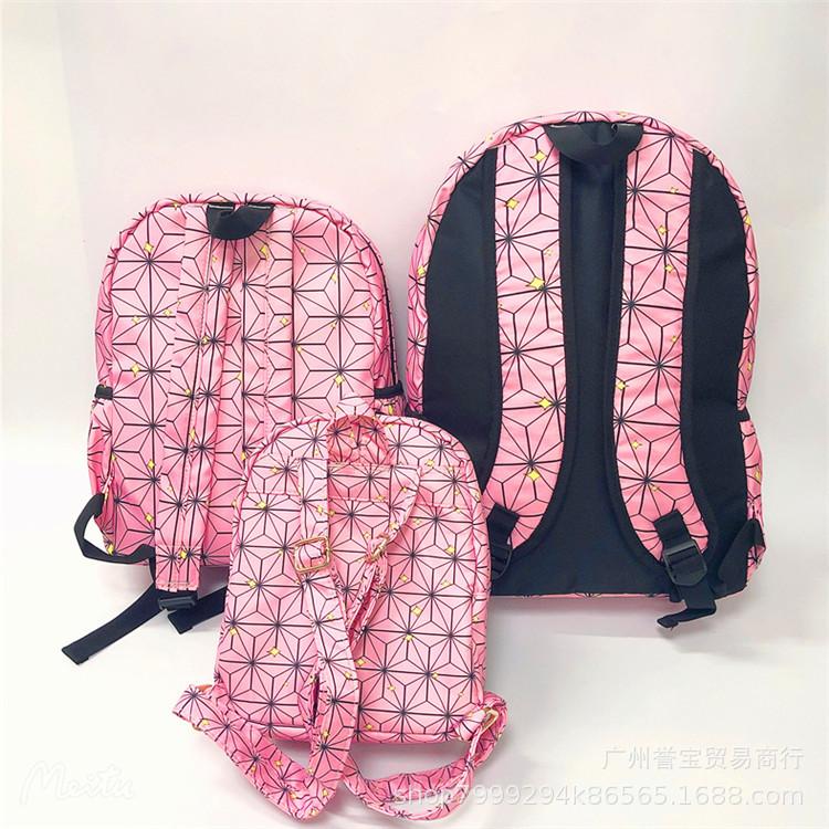 Japan cartoon comics Demon Slayer Cute Cartoon Backpack Student Casual Travel Backpack 0014