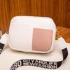 New Color Matching Women's Bag Casual Small Square Bag Shoulder Messenger Bag Contrasting Color Mobile Phone Bag Camera Bag One Piece