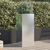 Vidaxl Planter, Silver, 32X29X75 Cm, Stainless Steel