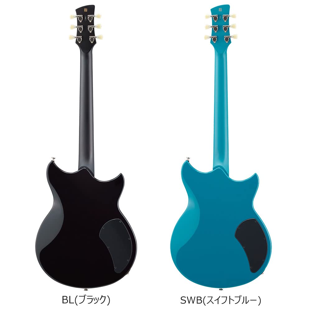 YAMAHA REVSTAR Element Series Electric Swift RSE20L SWB Guitar, Blue, Left-Handed,