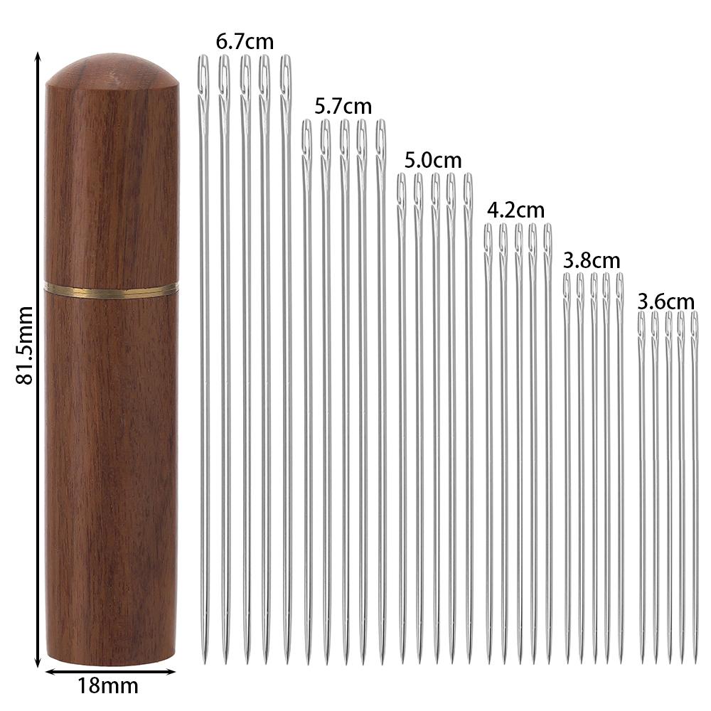 Side Hole Blind Sewing Needles Elderly Self Threading Needle Household DIY Jewelry Beading Sewing Tool Embroidery Mending Needle