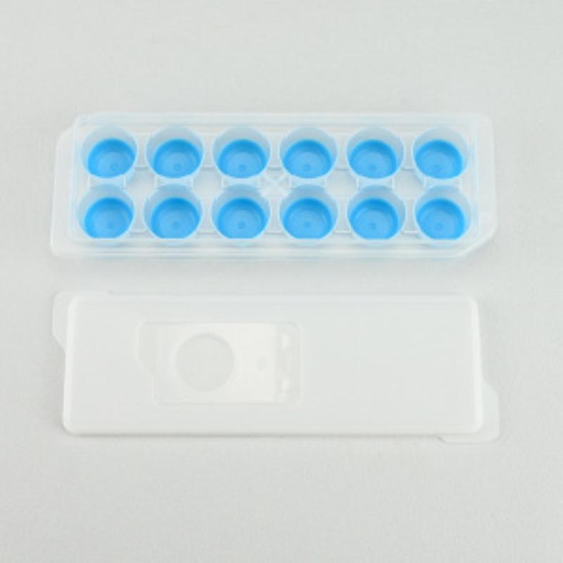 Silicone 9/12 Grid Giant Silicone Ice Cubes Square Tray Mold Orange Non-Toxic Durable Wine Ice Cube Bar Blocks Maker