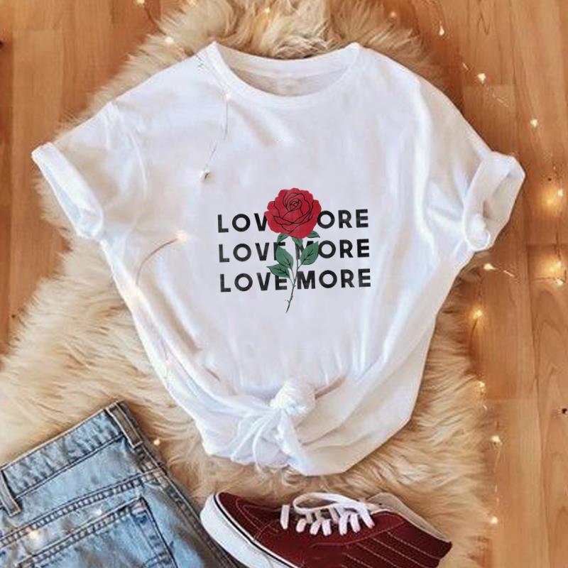 T-Shirt Donna Xmiral Manica Corta, Morbida, Colore Rosso, Taglie Dalla S Alla 5XL, Casual Basic