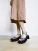 Circle Essential Platform Sandals (Steel Blue)