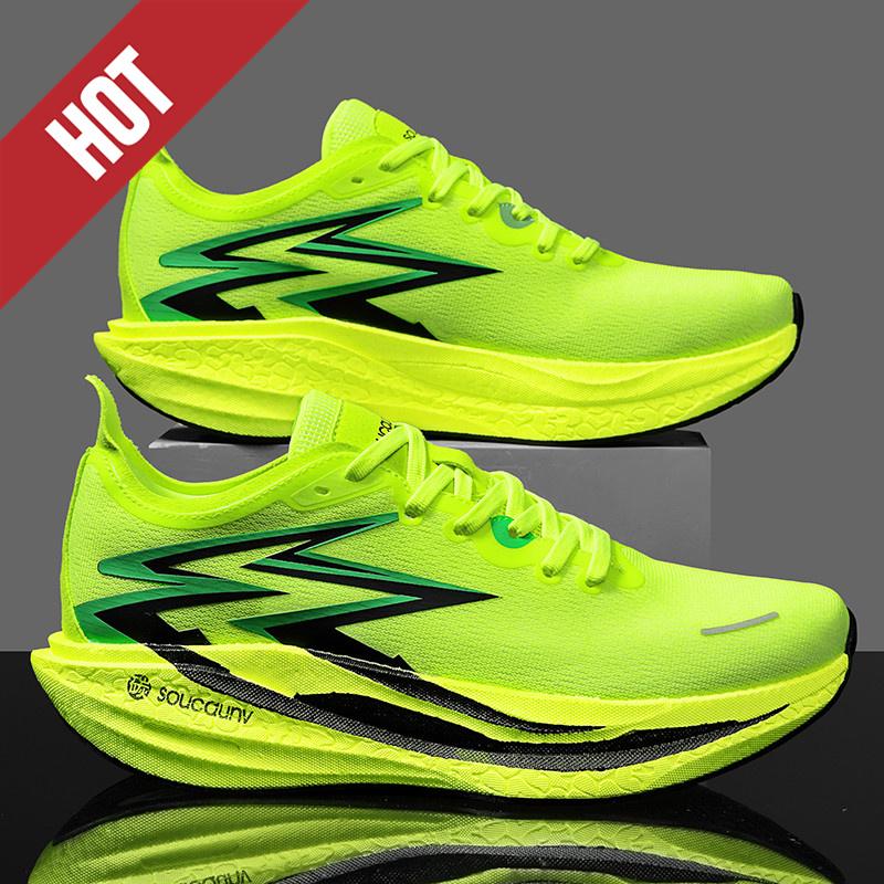 Running Shoes Carbon Board Marathon Men Sports Breathable Lightweight Women's Comfortable Athletic Nonskid Sneakers Casual