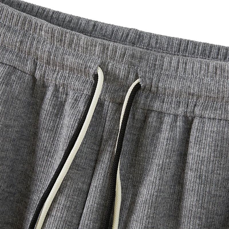 Women's Fleece-Lined Wide-Leg Pants with Drawstring Elastic Waist