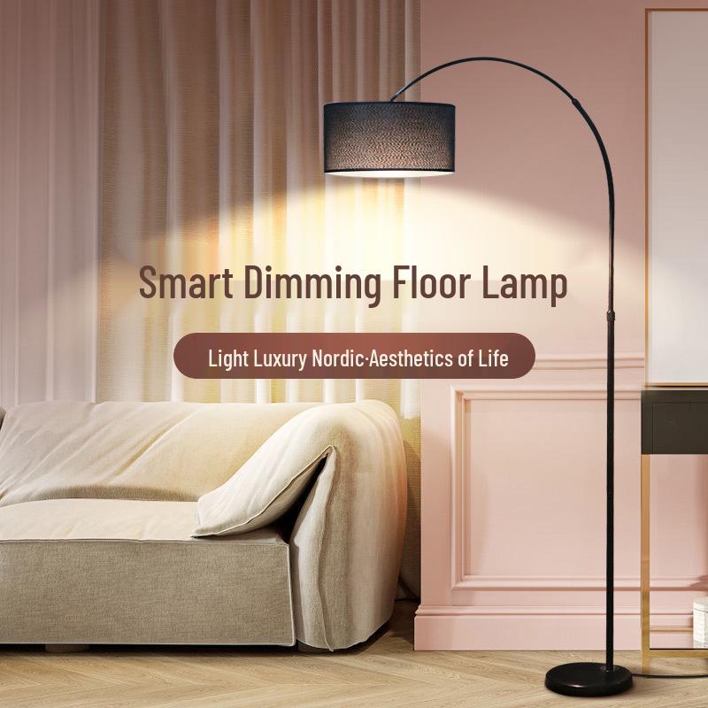 

Современный минималистичный светодиодный напольный светильник из перьев для гостиной, кабинета, спальни и прикроватной тумбочки 3-Color Switch 9W