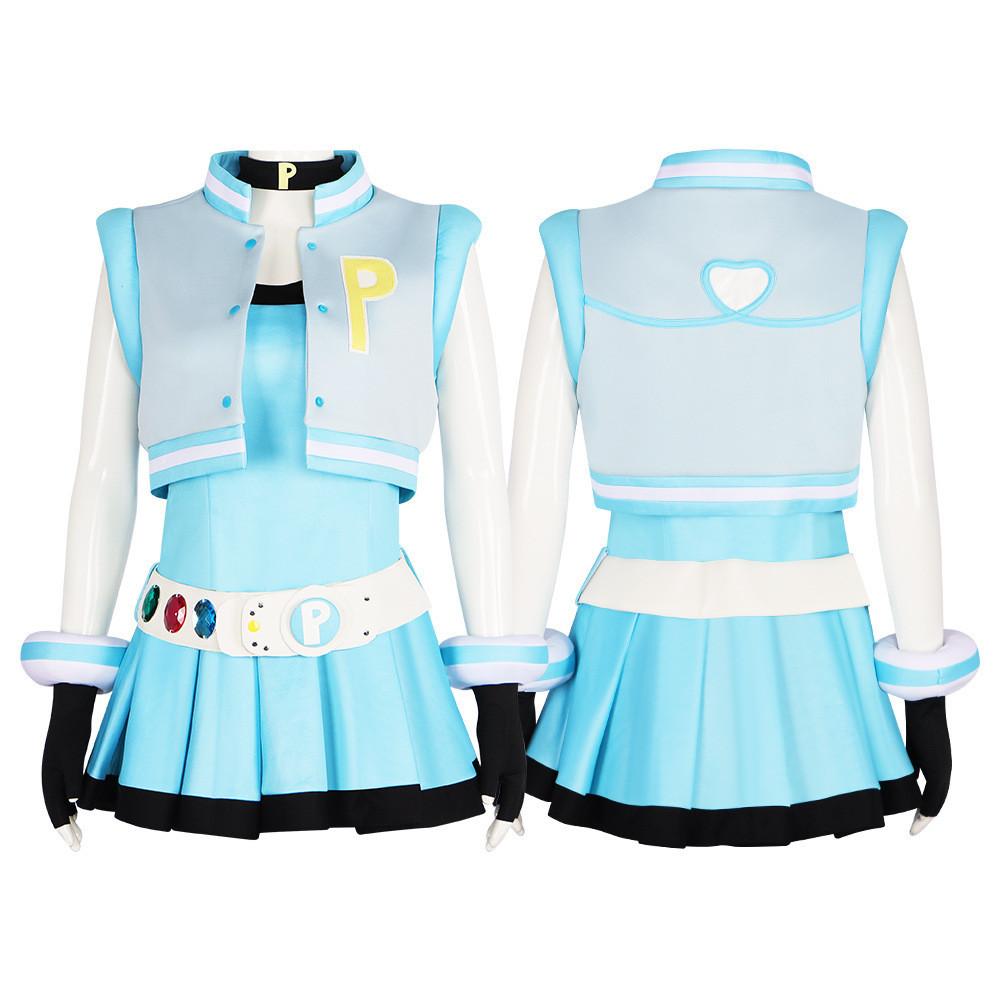 Colorful Polyester Powerpuff Girls Cosplay Costume Perfect For Halloween Or Stage Performances