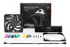 Noctua PWM Premium Quiet Connection NF-A12x25 Chromax.black.swap, Fan, 4-Pin (120mm, Black)