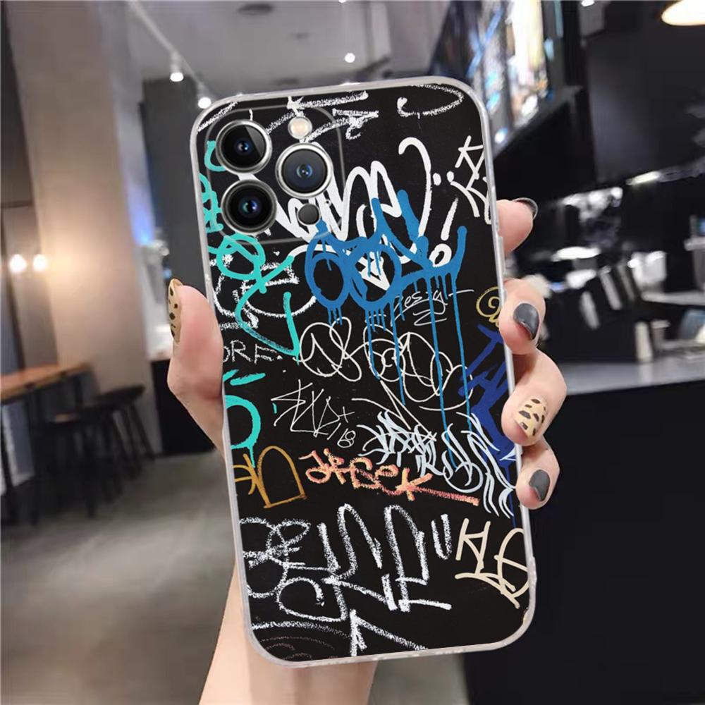 Graffiti Cool Art Phone Case For iPhone 15 14 11 12 13 Mini Pro XS Max Cover 6 7 8 Plus X XR SE 2020 Funda Shell
