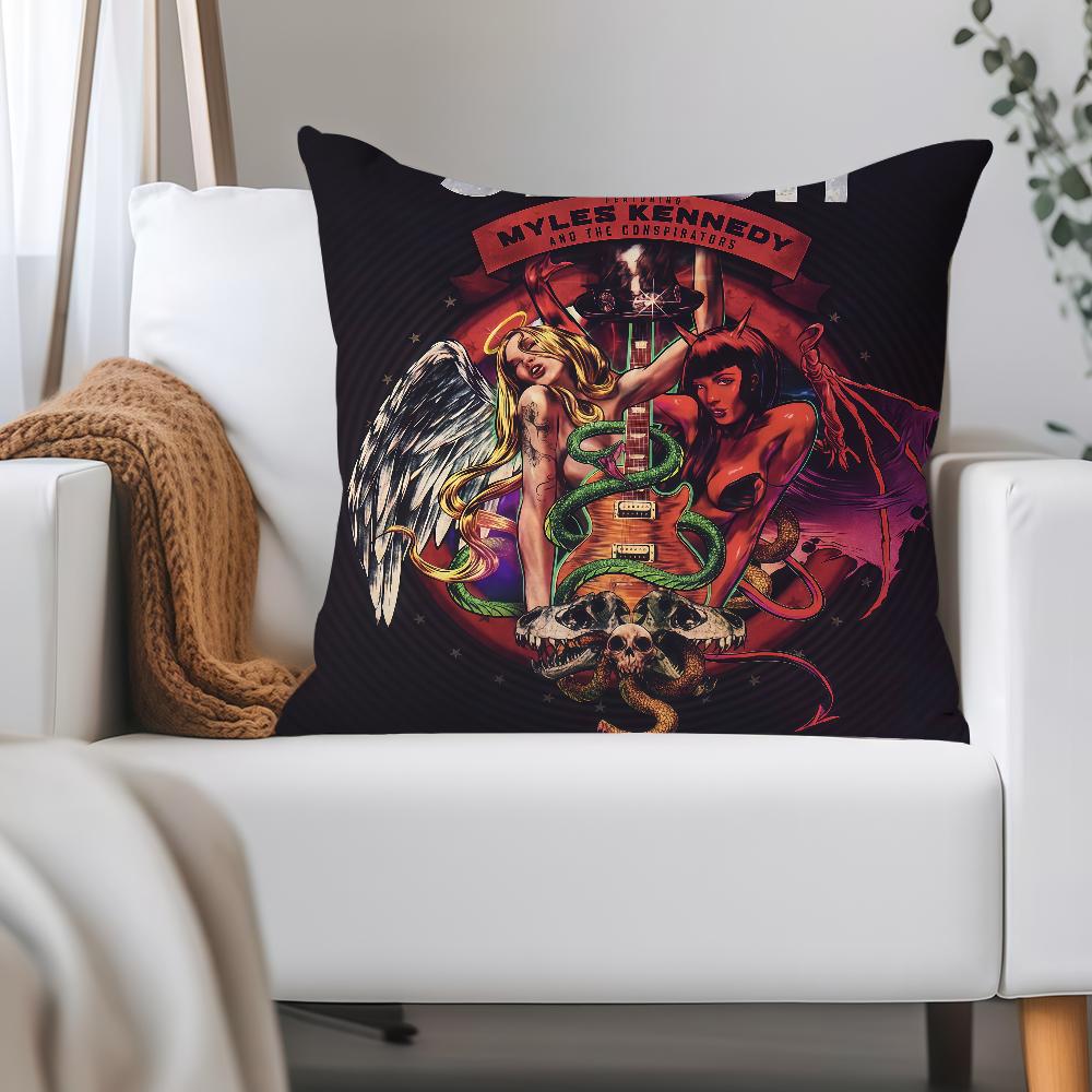 Guitarist S-Slash Pillow Case Applicable Space For Guest Rooms Interiors Cars Office House Decoration