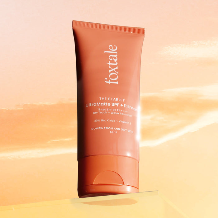 

Foxtale Ultra Matte SPF 50 PA++++ и праймер | Оттенок 2 | Тональный минеральный солнцезащитный крем | Водостойкий, с отделкой «сухое на ощупь» | 50мл