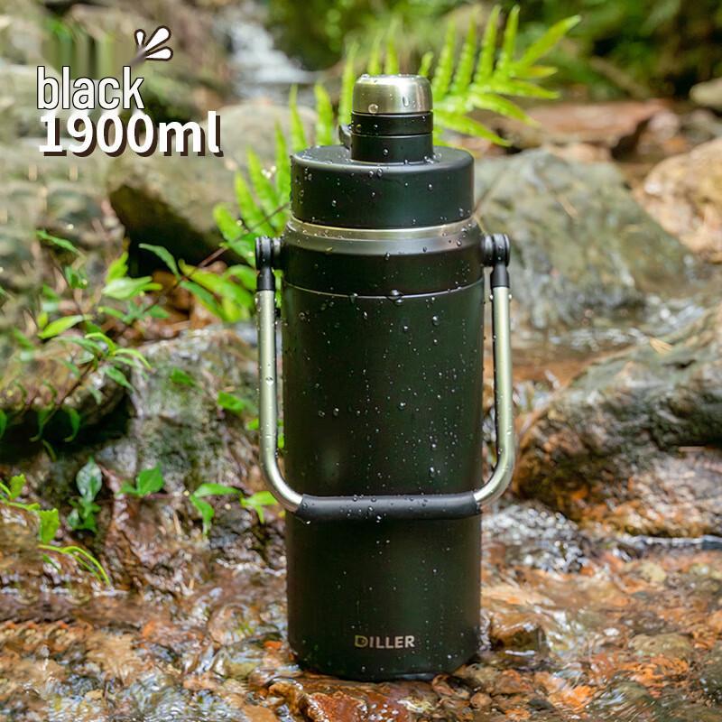 Dilebell Large Capacity Insulated Water Bottle for Outdoor Camping