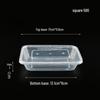 Handun Rectangular Disposable Food Container