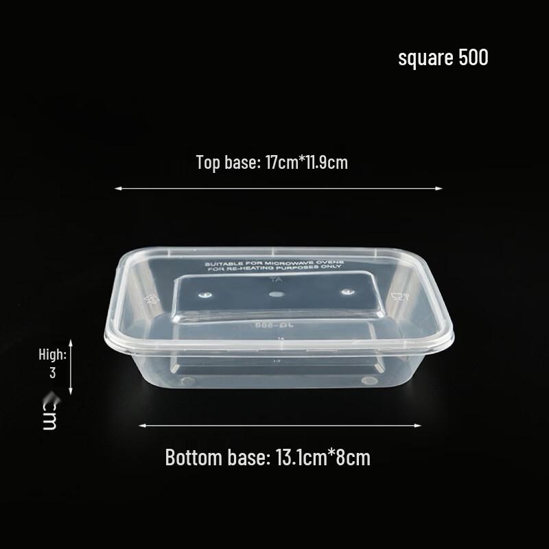 Handun Rectangular Disposable Food Container
