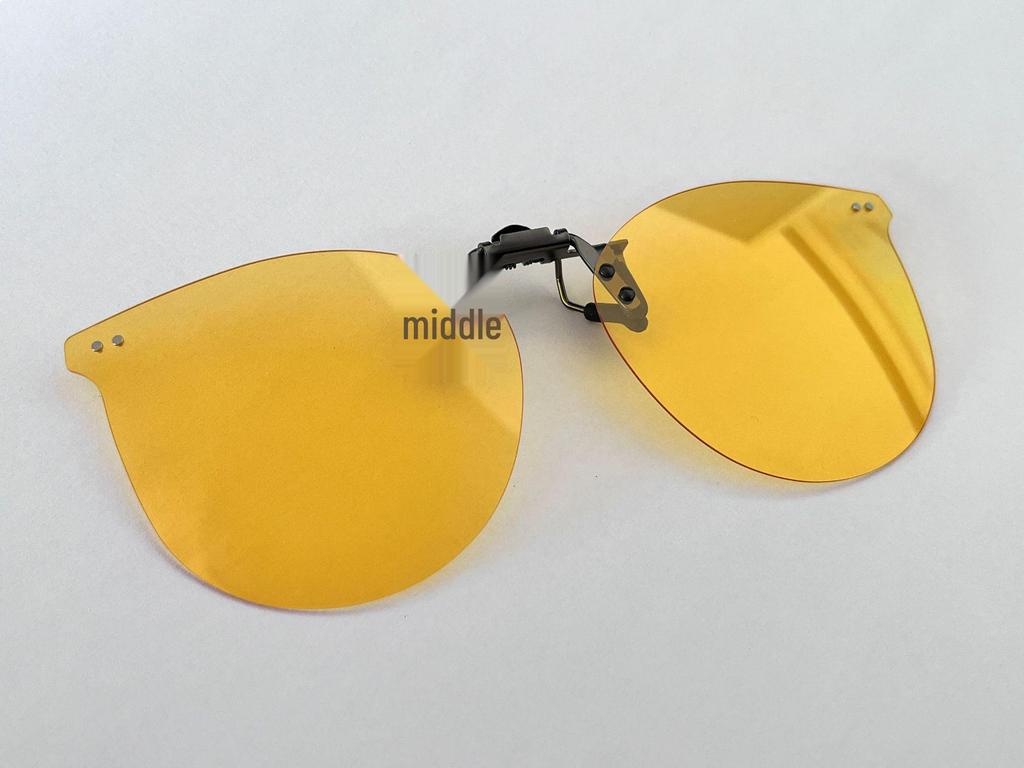 Polarized Clip-On Sunglasses for Driving - Trendy Night Vision Glasses for Men & Women