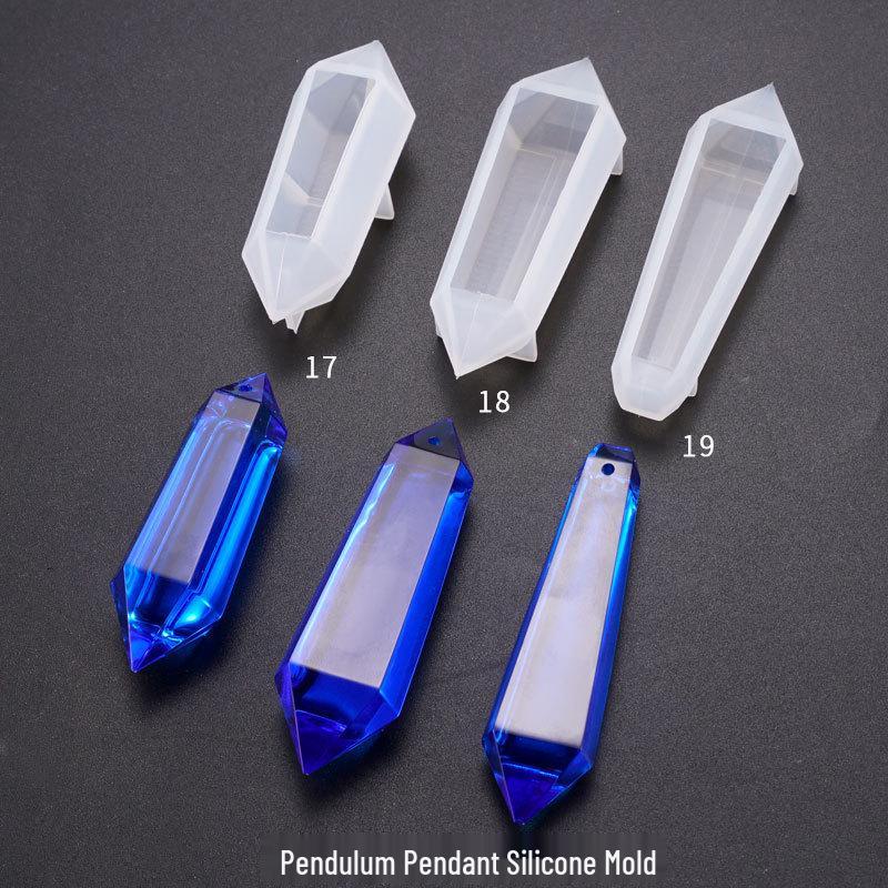 DIY Silicone Molds for Crystal Epoxy Pendants, Charms, and Ornaments