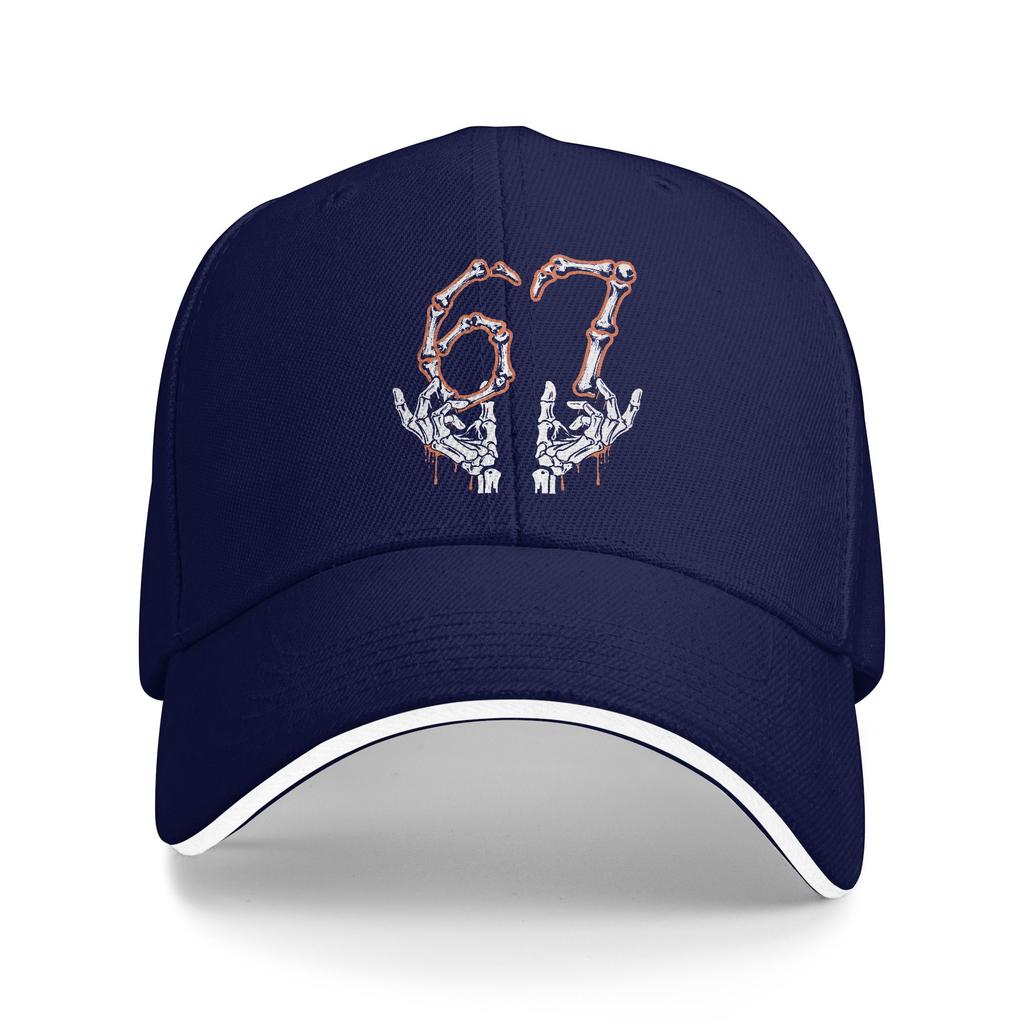 67 Meme Six Seven Halloween Baseball Cap Outdoor Sport Sun Visor Hip Hop Hats Men Women Fashion Design Snapback Cap