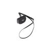 Prada Enamel Triangle Logo Magnetic Closure Leather Headphone Case Women Accessories Black 1ZD018_ZO6_F0002