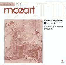 CD WOLFGANG AMADEUS MOZART - BERLINER  - Piano Concertos Nos. 24-27 3984210372 Teldec Classics 1991 Germany Classical Used