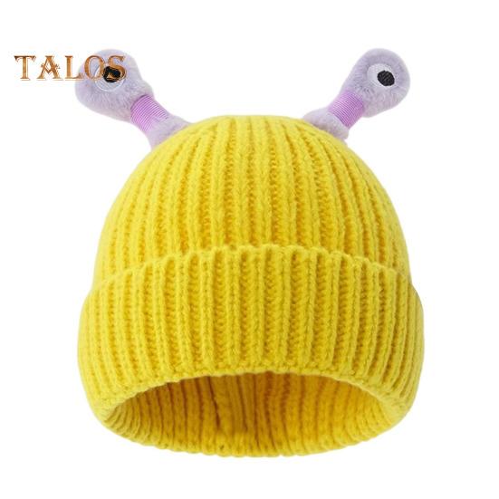 

Шерстяная шапка с декором в виде антенны ночного светильника, теплая вязаная шапочка для детей, реквизит для фотосъемки, головной убор для катания на лыжах, походов, термошапка для взрослых и подростков жёлтый