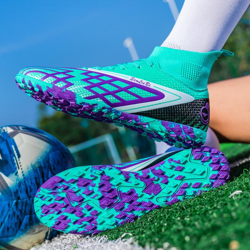 

Новые бутсы с высоким верхом tf шипы молодежные тренировочные бутсы искусственная плоская кожа футбольные бутсы студенческие тренировочные бутсы 46