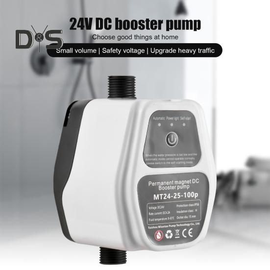 Bomba de reforço de pressão de água portátil automática 3 modos ajustável à prova d'água baixo ruído 100Pa bomba de reforço doméstica