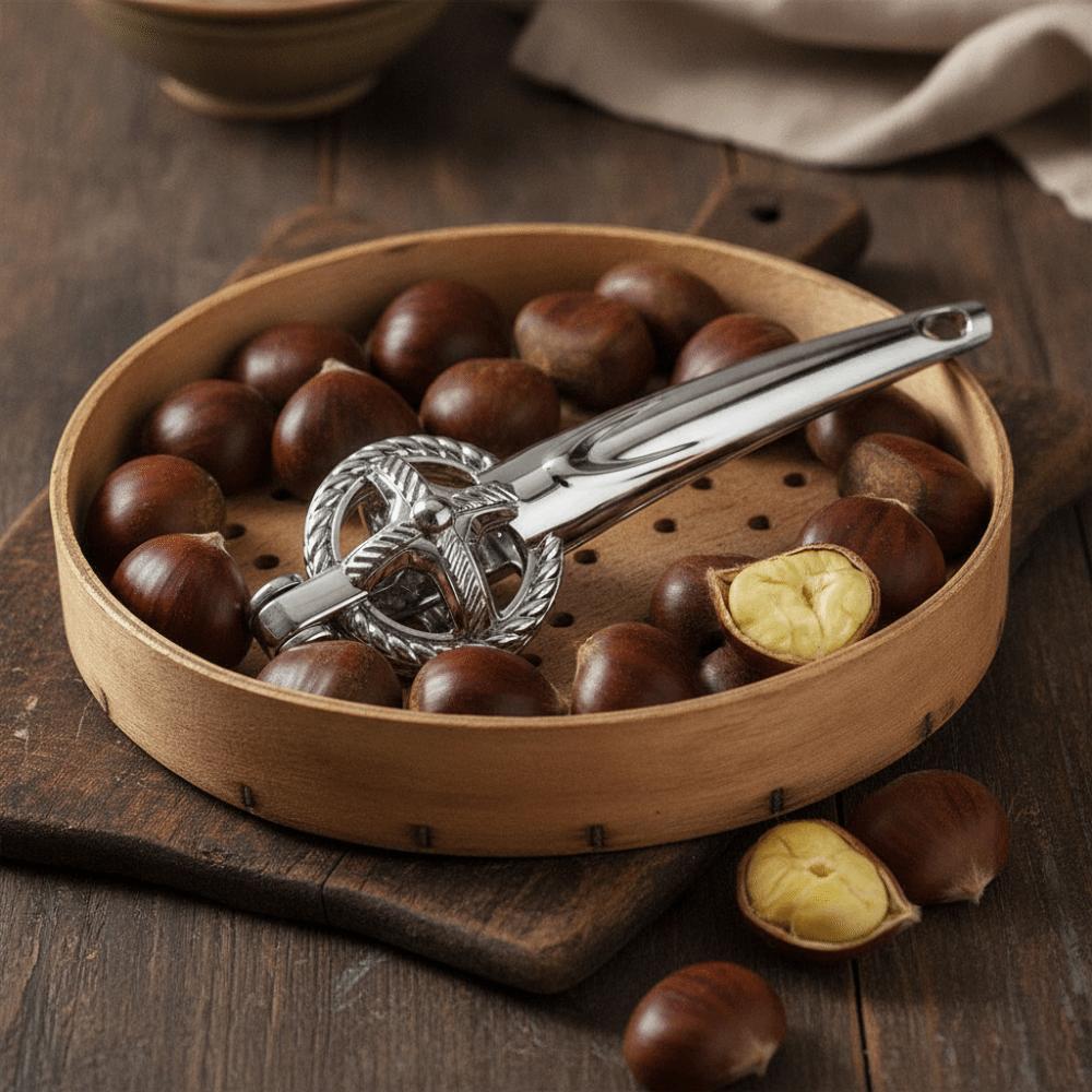 Effort-saving Chestnut Clip Rope-Patterned Edges Chestnut Opener Chestnut Shelling Tool Kitchen