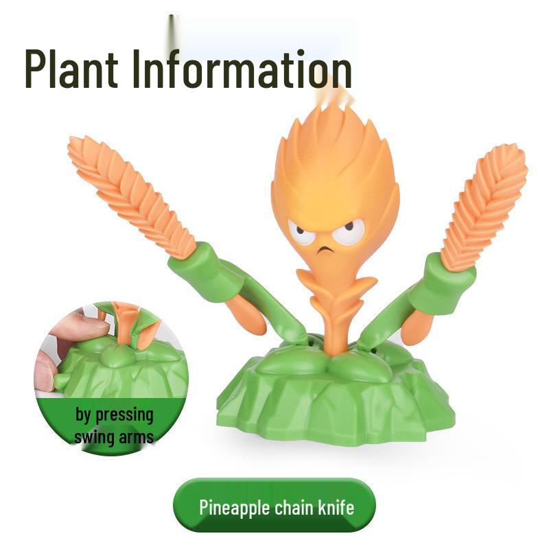 Plants vs. Zombies Toy Set: Machine Bug, Football Gun, Pea Pod, Carnivorous Plant Models