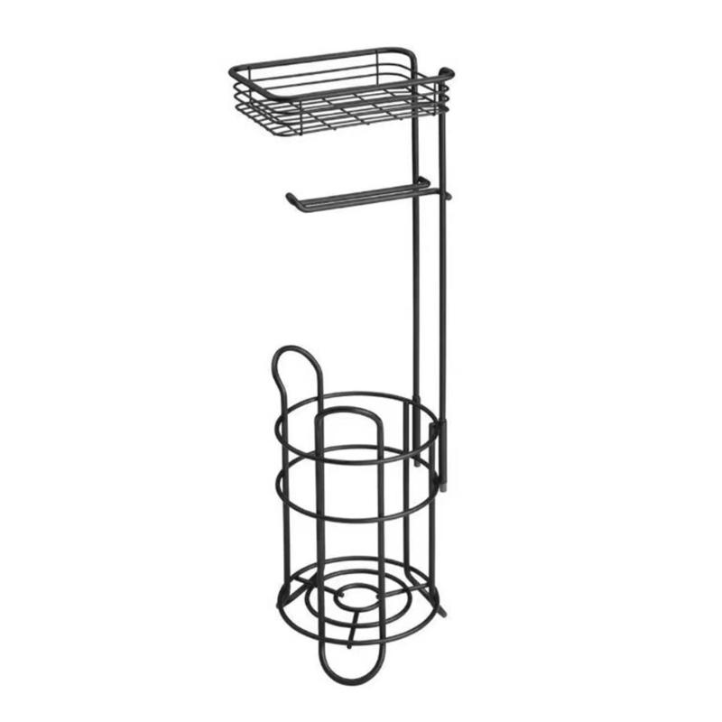 Многофункциональный железный диспенсер для салфеток Устойчивое основание Подставка для кухонных салфеток Вмещает несколько рулонов Удобное хранение