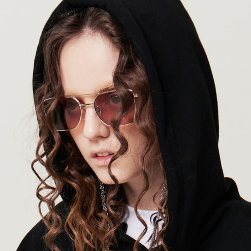 

holy NUMBER 7 [SUNGLASSES] VERIMOND-J316_GOLD FRAME COFFEE LENS FREE