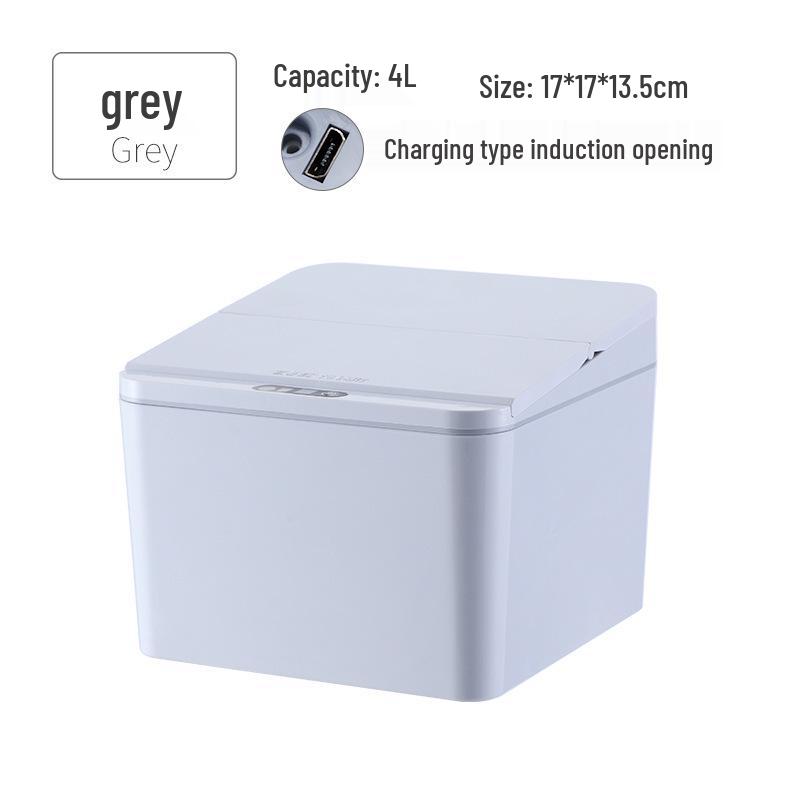 Smart Induction Desktop Trash & Storage Bin