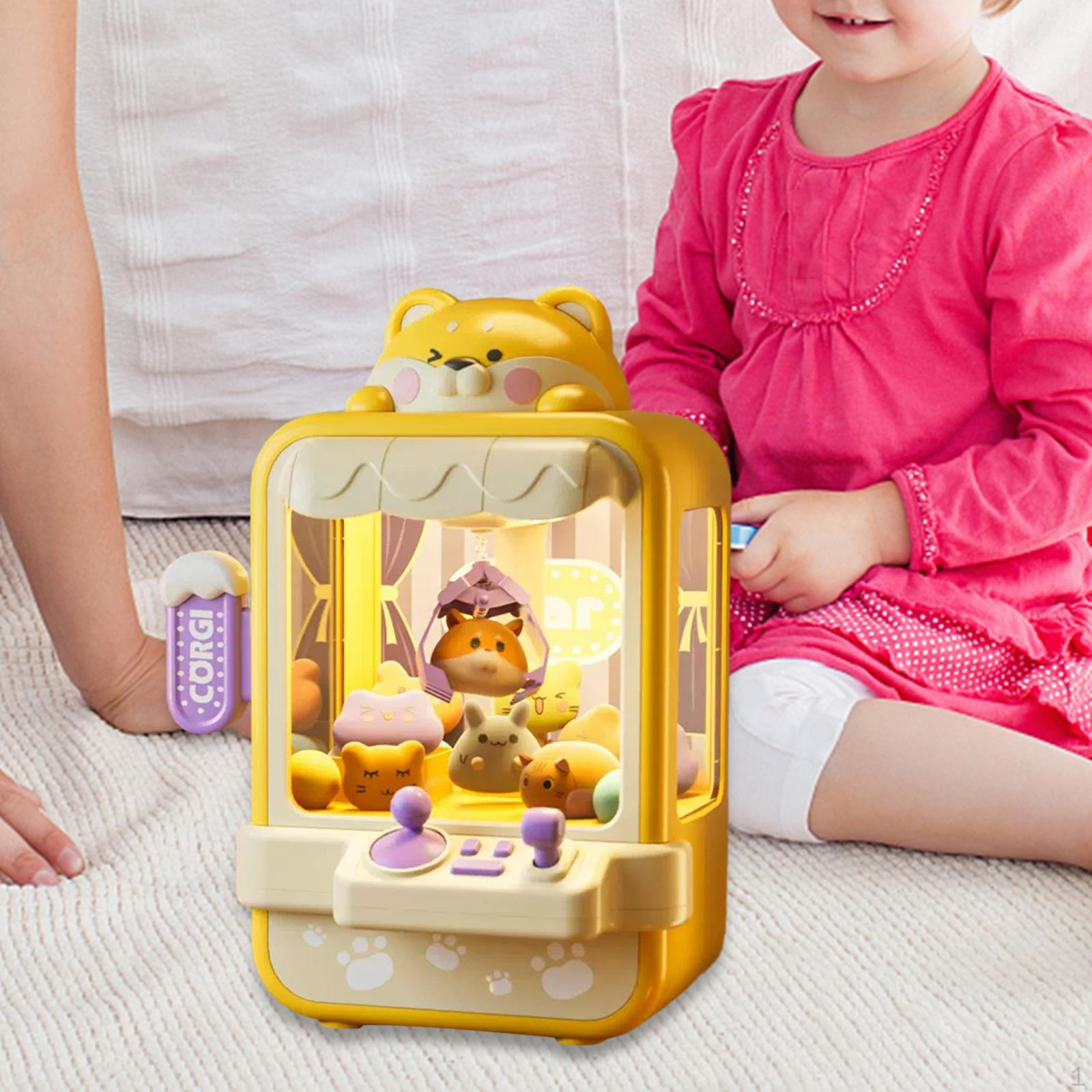 

Машина с когтями Аркадная игра Конфетная капсула Призы Игрушка Захватывающие игры Электронные маленькие игрушки жёлтый