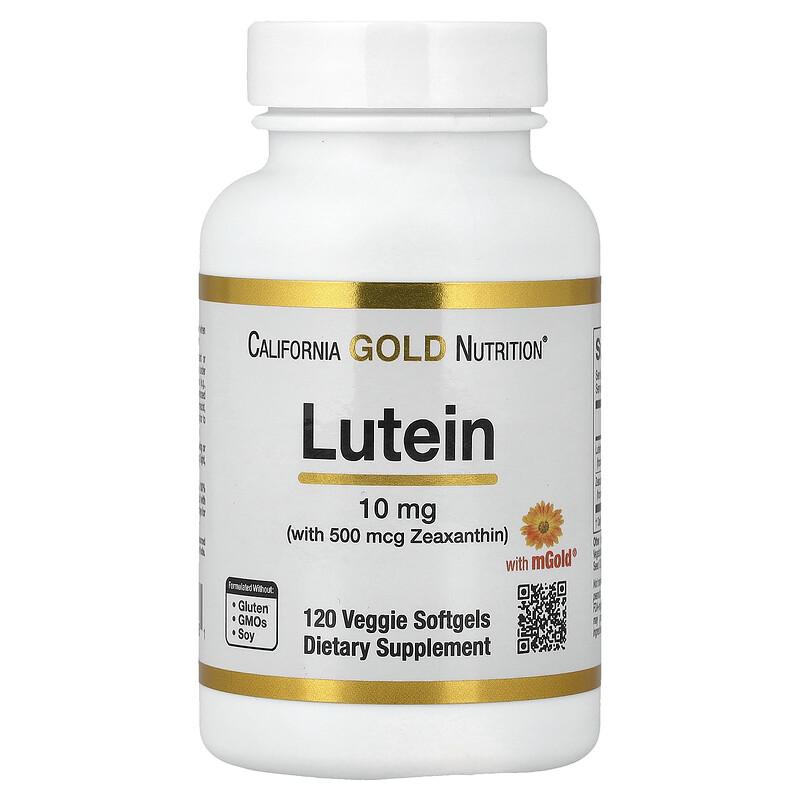 Lutein with Zeaxanthin from Marigold Extract, 120 Veggie Softgels