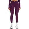Women's High-Waist Pleated Yoga Pants - Cross-Border Brushed Tight Fit, Hip-Lifting, Perfect for Running and Fitness (9313)