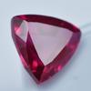 Natural Red Ruby Loose Gemstone Trillion Cut 7.55 Ct for Jewelry Making and Gem Collections