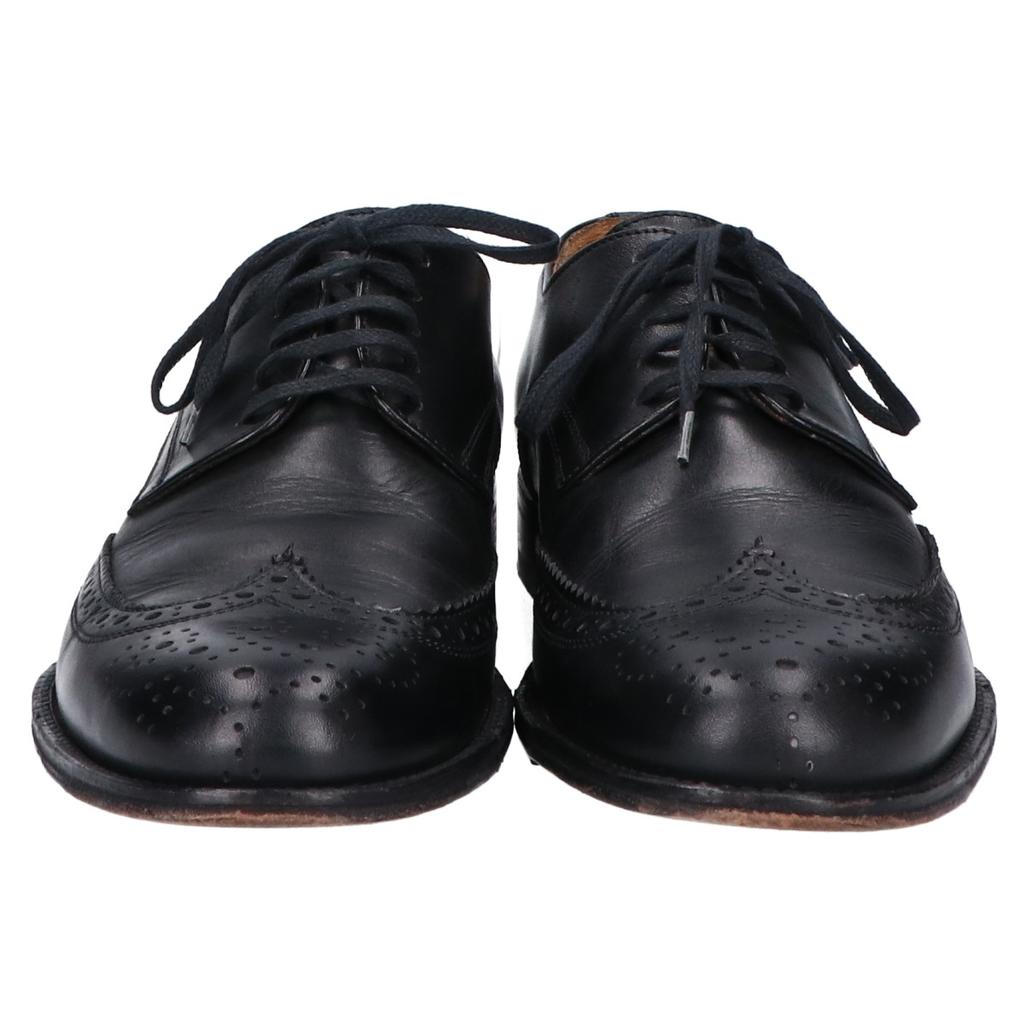 JOHNSTON&MURPHY  Wing tip shoes shoes 8 blackUsed