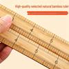 High-Quality Dual-Scale Bamboo Tailor's Ruler for Hanfu Cutting