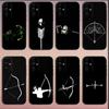 Capa de Celular Esportiva de Tiro com Arco Legal Para Samsung S25,S24,S21,S22,S23,S30,Ultra,S20,Plus,Fe,Lite,Note,10,9,5G Preta Capa Macia