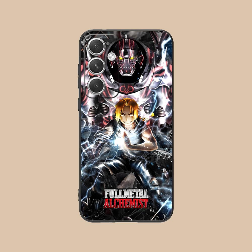 Custodia per Telefono Cellulare Fullmetal Alchemist per Samsung Galaxy S25 S24 S23 S22 S21 S20 Note20 Plus FE Ultra Stampa a Colori Cellulari
