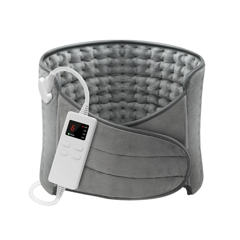 Portable Electric Heating Pad  Menstrual Pain Relief Abdomen Warm Pad Hook & Loop Design Body Relax Massager