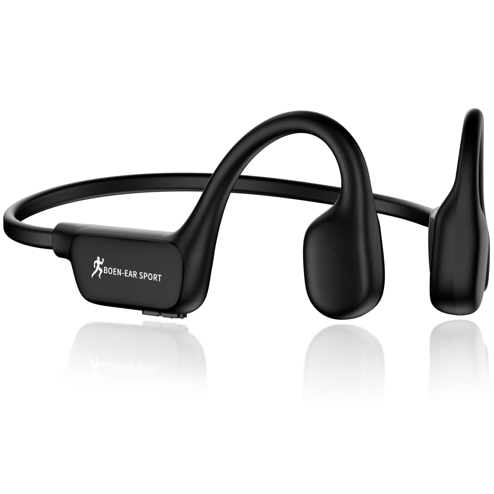 

Jutaruoo Bone Conduction Earphones [Amazing 15 Hours of Playback] Bluetooth 5.4+EDR Sport Headphones, Open-End, 12x17mm Large-Aperture Drivers,